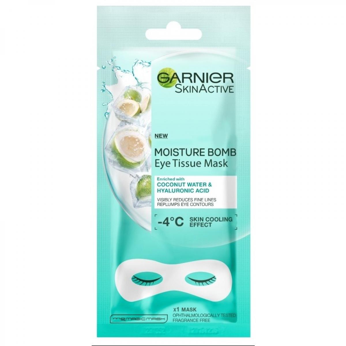 ماسک دورچشم ورقه ای با عصاره نارگیل  و هیالورونیک اسید - eye sheet mask hyaluronic acid and coconut water