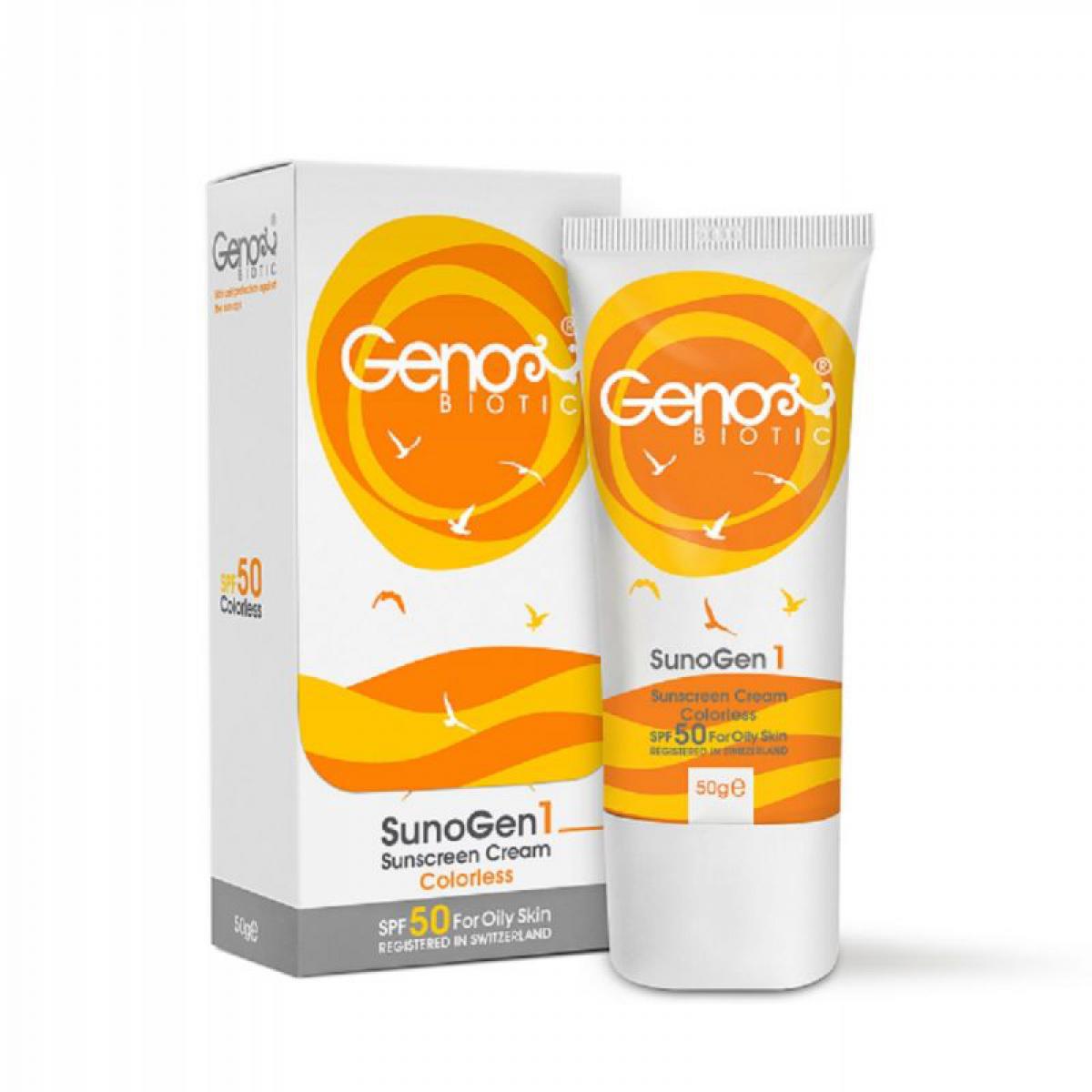 ضد آفتاب بی رنگ مخصوص پوست چرب و مختلط - Sunscreen Cream SPF50