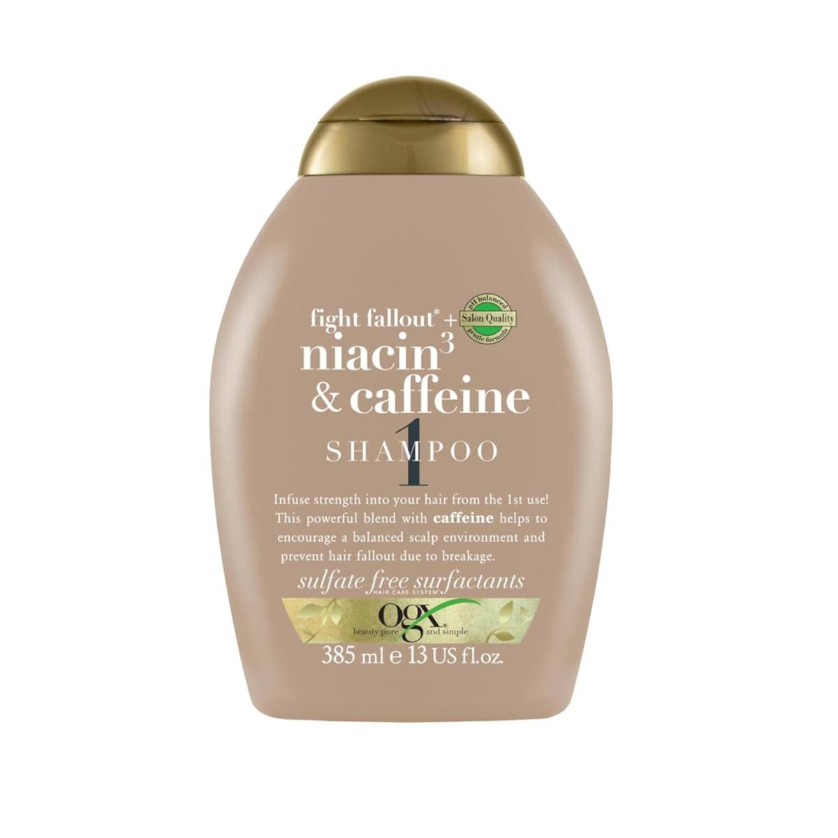 شامپو نیاسین و کافیین - Niacin and caffeine shampoo